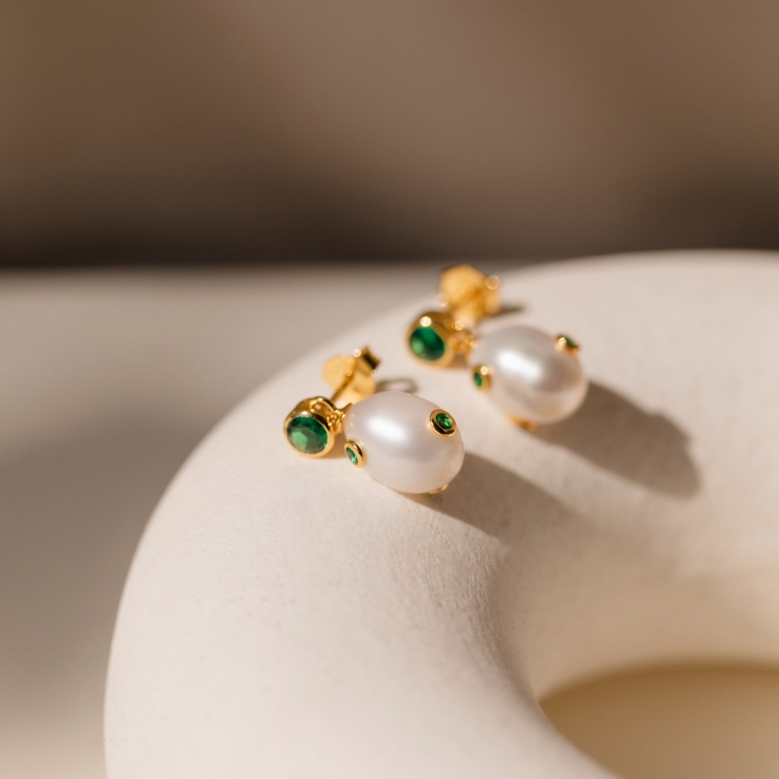 Releve Pearl Stud Earrings Jewellery India Online - CaratLane.com